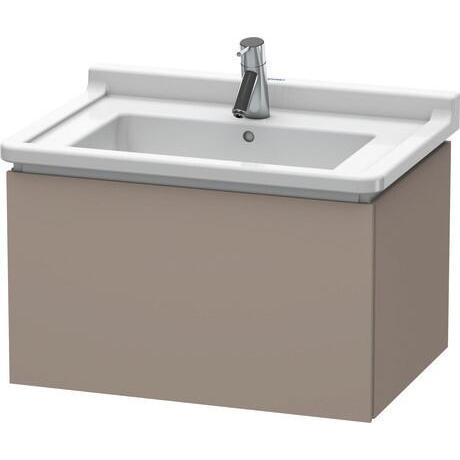 Duravit L-Cube 26" x 16" x 18" Basalt Wall-Mount Vanity Unit (LC616404343)