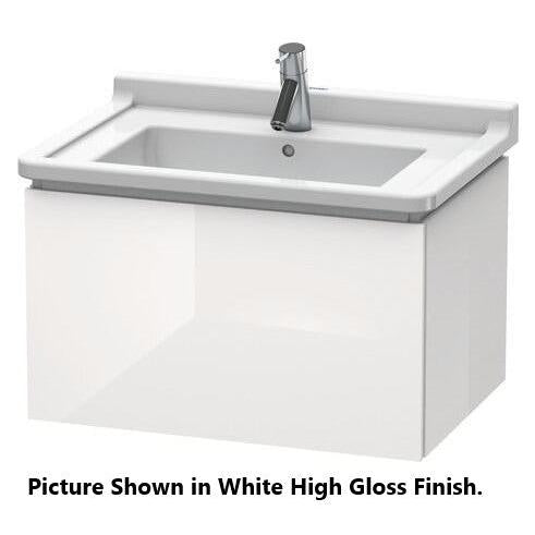 Duravit L-Cube 26" x 16" x 18" Dolomite Gray Wall-Mount Vanity Unit (LC616403838)