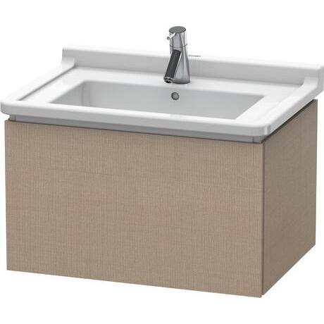 Duravit L-Cube 26" x 16" x 18" Linen Wall-Mount Vanity Unit (LC616407575)