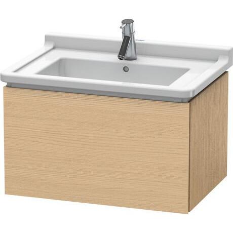 Duravit L-Cube 26" x 16" x 18" Natural Oak Wall-Mount Vanity Unit (LC616403030)