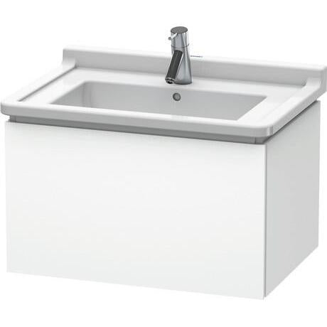 Duravit L-Cube 26" x 16" x 18" White Wall-Mount Vanity Unit (LC616401818)