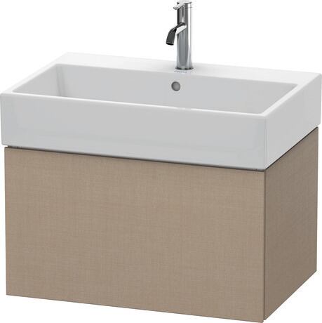 Duravit L-Cube 27" x 16" x 18" Linen One Drawer Wall-Mount Vanity Unit (LC617607575)