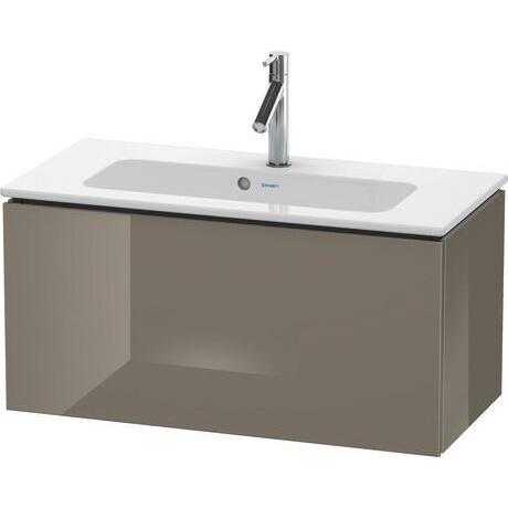 Duravit L-Cube 32" x 16" x 15" Flannel Gray One Drawer Wall-Mount Vanity Unit (LC615708989)