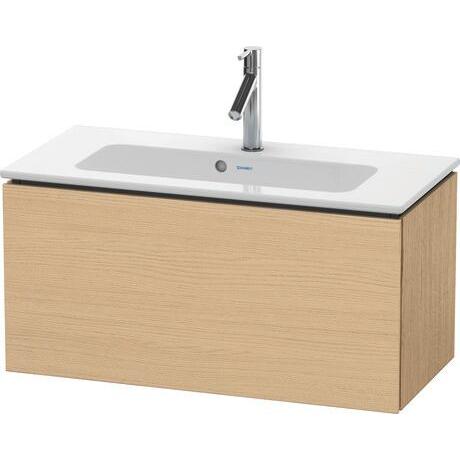 Duravit L-Cube 32" x 16" x 15" Natural Oak One Drawer Wall-Mount Vanity Unit (LC615703030)