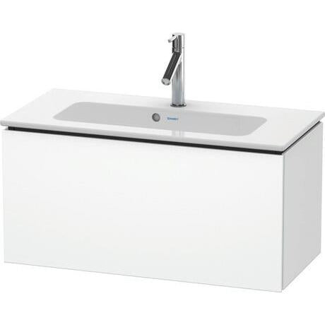 Duravit L-Cube 32" x 16" x 15" White One Drawer Wall-Mount Vanity Unit (LC615701818)