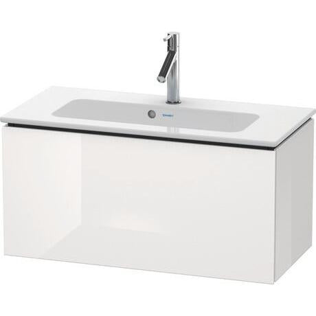 Duravit L-Cube 32" x 16" x 15" White One Drawer Wall-Mount Vanity Unit (LC615708585)