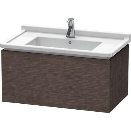 Duravit L-Cube 32" x 16" x 18" Dark Brushed Oak Wall-Mount Vanity Unit (LC616507272)