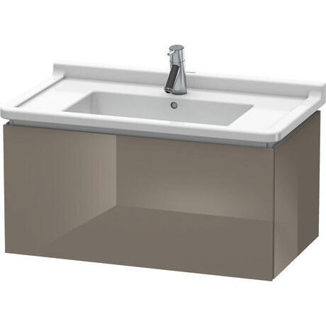 Duravit L-Cube 32" x 16" x 18" Flannel Gray Wall-Mount Vanity Unit (LC616508989)