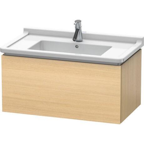Duravit L-Cube 32" x 16" x 18" Mediterranean Oak Wall-Mount Vanity Unit (LC616507171)