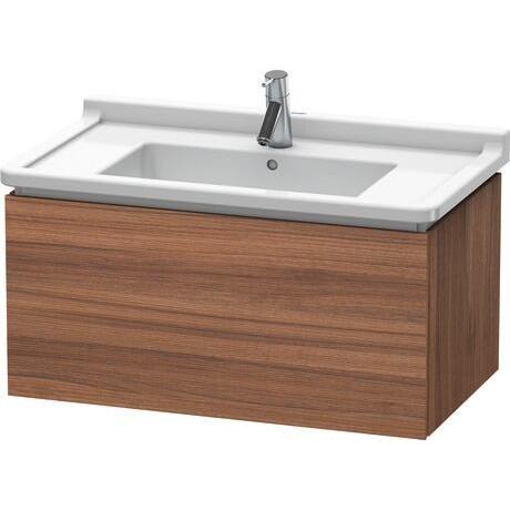 Duravit L-Cube 32" x 16" x 18" Walnut Wall-Mount Vanity Unit (LC616507979)