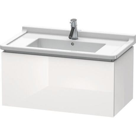Duravit L-Cube 32" x 16" x 18" White Wall-Mount Vanity Unit (LC616502222)