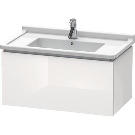 Duravit L-Cube 32" x 16" x 18" White Wall-Mount Vanity Unit (LC616508585)