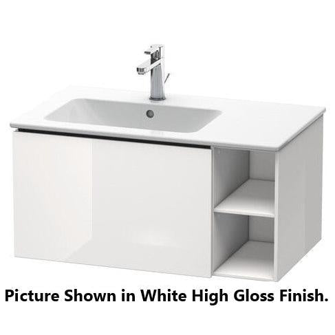 Duravit L-Cube 32" x 16" x 19" Brushed Oak One Drawer Wall-Mount Vanity Unit (LC619101212)