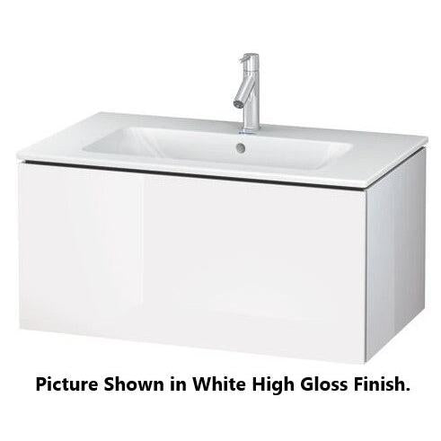 Duravit L-Cube 32" x 16" x 19" Cappuccino One Drawer Wall-Mount Vanity Unit (LC614108686)