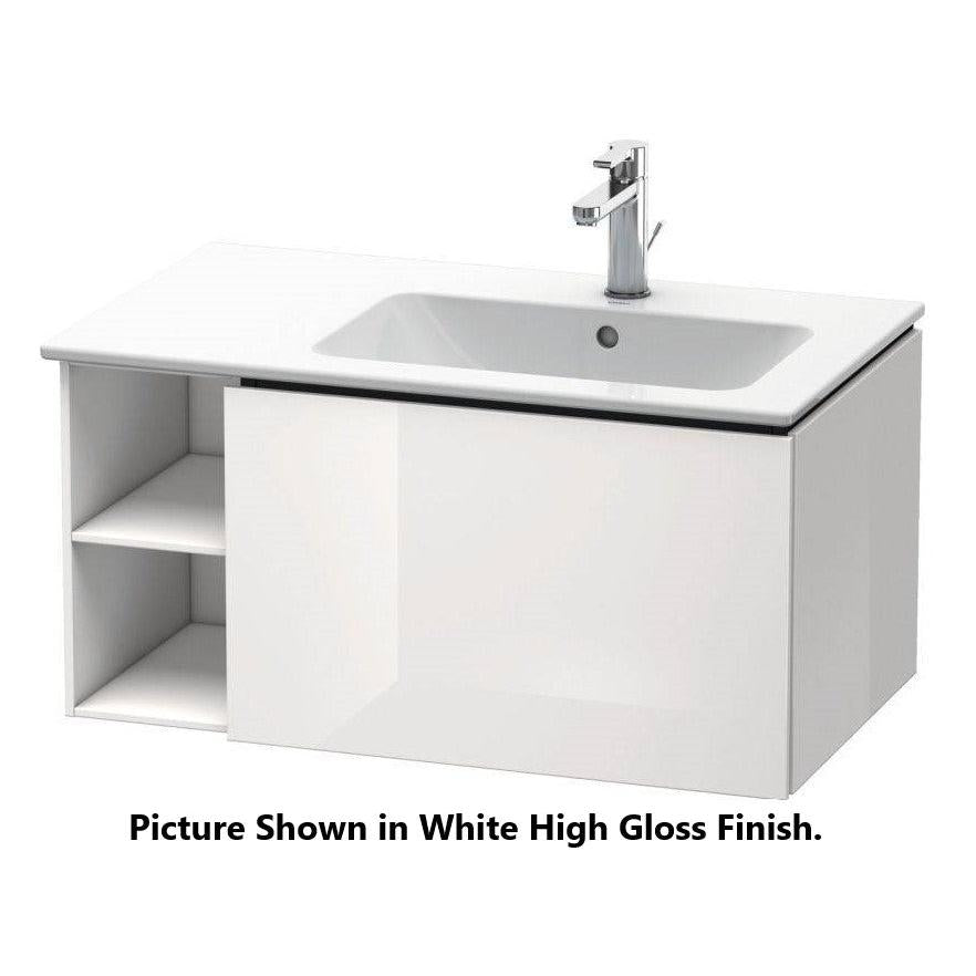 Duravit L-Cube 32" x 16" x 19" Cappuccino One Drawer Wall-Mount Vanity Unit (LC619208686)