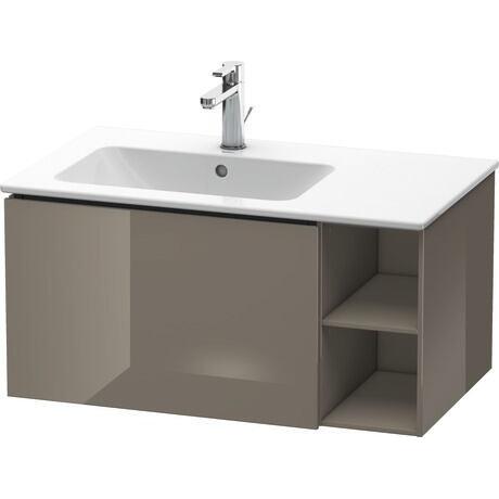 Duravit L-Cube 32" x 16" x 19" Flannel Gray One Drawer Wall-Mount Vanity Unit (LC619108989)