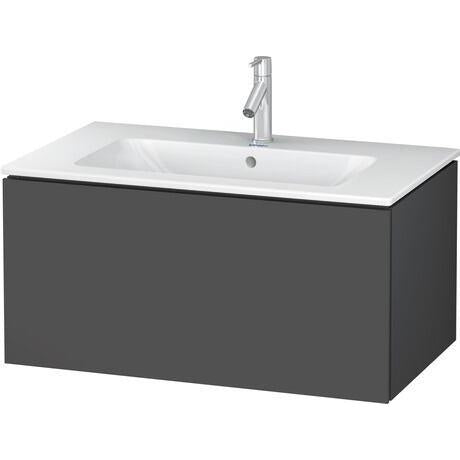 Duravit L-Cube 32" x 16" x 19" Graphite One Drawer Wall-Mount Vanity Unit (LC614104949)