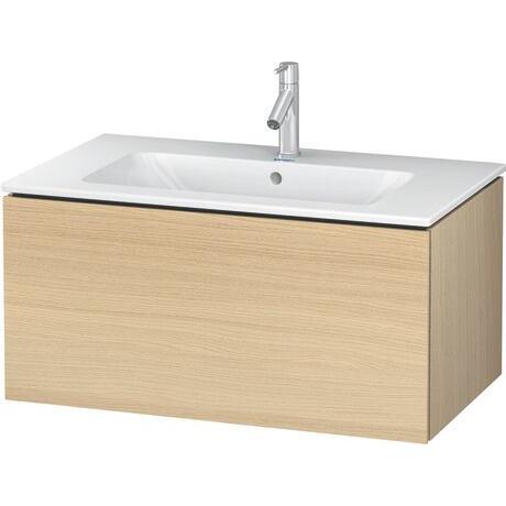 Duravit L-Cube 32" x 16" x 19" Mediterranean Oak One Drawer Wall-Mount Vanity Unit (LC614107171)
