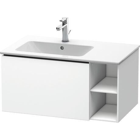 Duravit L-Cube 32" x 16" x 19" White One Drawer Wall-Mount Vanity Unit (LC619101818)