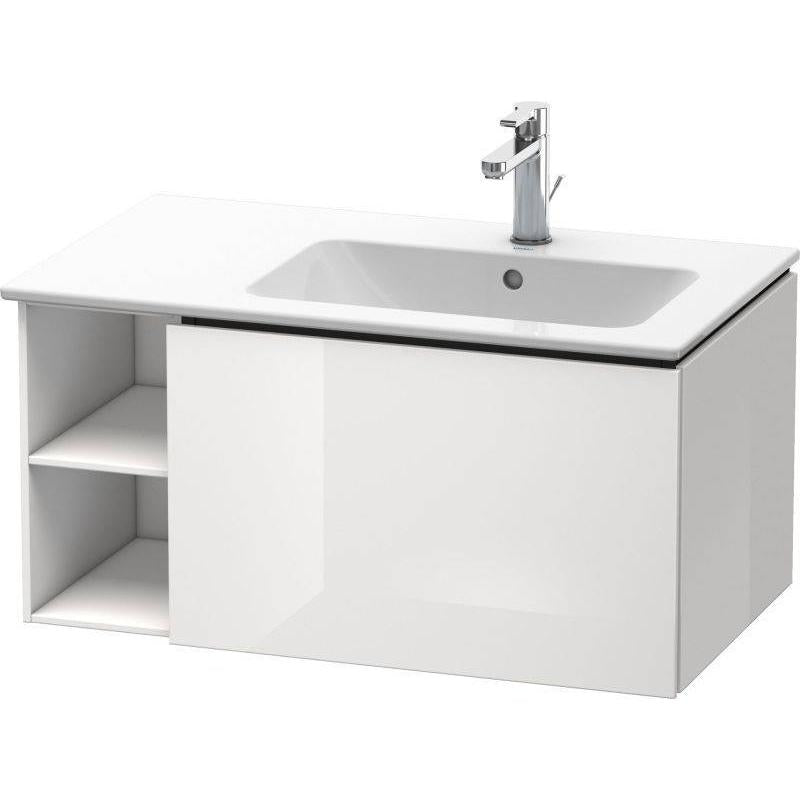 Duravit L-Cube 32" x 16" x 19" White One Drawer Wall-Mount Vanity Unit (LC619208585)