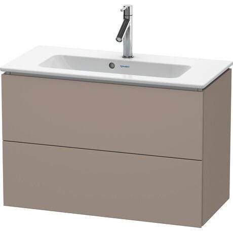 Duravit L-Cube 32" x 22" x 15" Basalt Two Drawer Wall-Mount Vanity Unit (LC625704343)