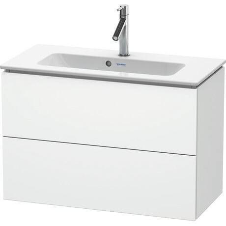 Duravit L-Cube 32" x 22" x 15" White Two Drawer Wall-Mount Vanity Unit (LC625701818)