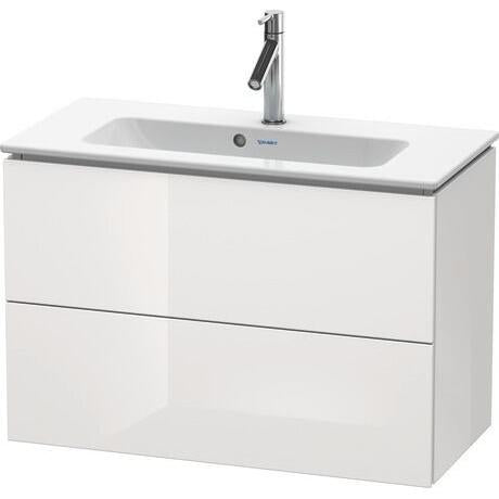 Duravit L-Cube 32" x 22" x 15" White Two Drawer Wall-Mount Vanity Unit (LC625708585)
