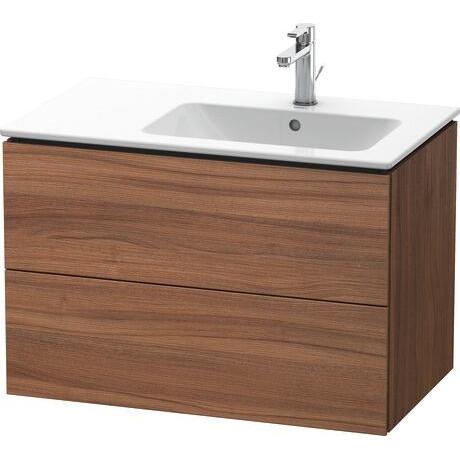 Duravit L-Cube 32" x 22" x 19" European Oak Two Drawer Wall-Mount Vanity Unit (LC629207979)