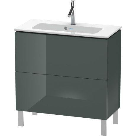 Duravit L-Cube 32" x 28" x 15" Dolomite Gray Two Drawer Floorstanding Vanity Unit (LC667403838)