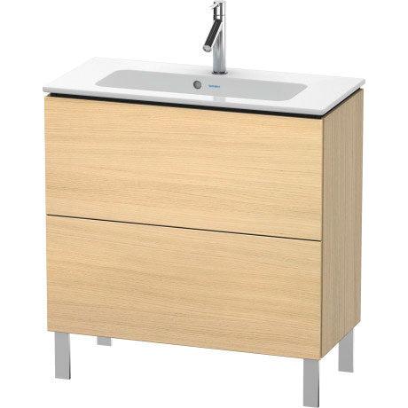 Duravit L-Cube 32" x 28" x 15" Mediterranean Oak Two Drawer Floorstanding Vanity Unit (LC667407171)
