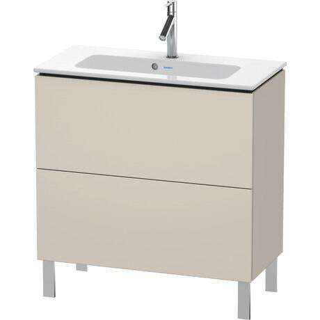 Duravit L-Cube 32" x 28" x 15" Taupe Two Drawer Floorstanding Vanity Unit (LC667409191)