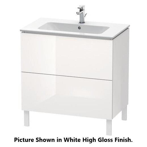 Duravit L-Cube 32" x 28" x 19" Cappuccino Two Drawer Floorstanding Vanity Unit (LC662608686)