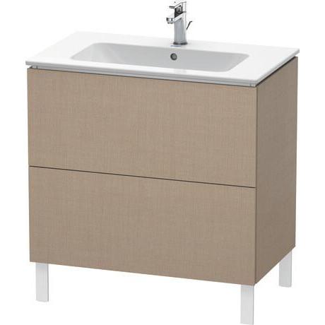 Duravit L-Cube 32" x 28" x 19" Linen Two Drawer Floorstanding Vanity Unit (LC662607575)