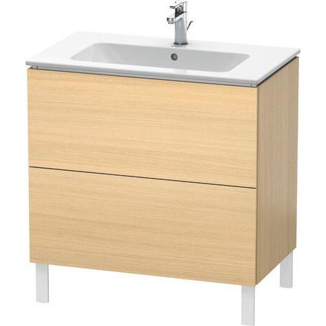 Duravit L-Cube 32" x 28" x 19" Mediterranean Oak Two Drawer Floorstanding Vanity Unit (LC662607171)