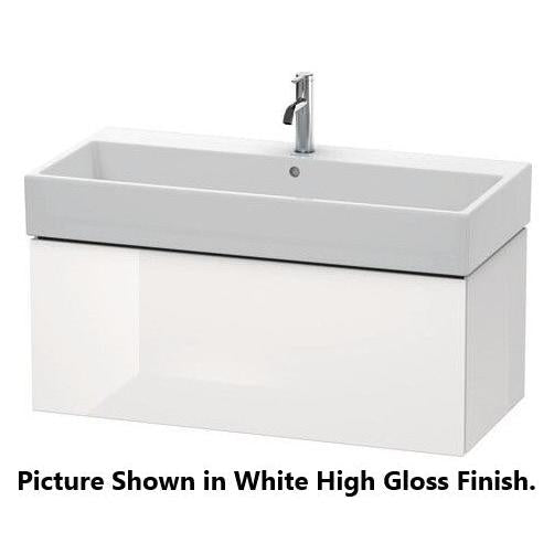 Duravit L-Cube 39" x 16" x 18" Cappuccino One Drawer Wall-Mount Vanity Unit (LC617808686)