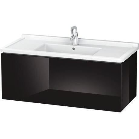 Duravit L-Cube 40" x 16" x 18" Black Wall-Mount Vanity Unit (LC616604040)