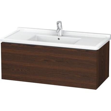 Duravit L-Cube 40" x 16" x 18" Walnut Brushed Wall-Mount Vanity Unit (LC616606969)