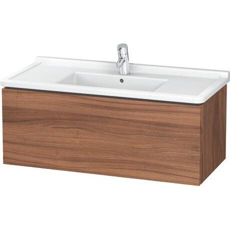 Duravit L-Cube 40" x 16" x 18" Walnut Wall-Mount Vanity Unit (LC616607979)
