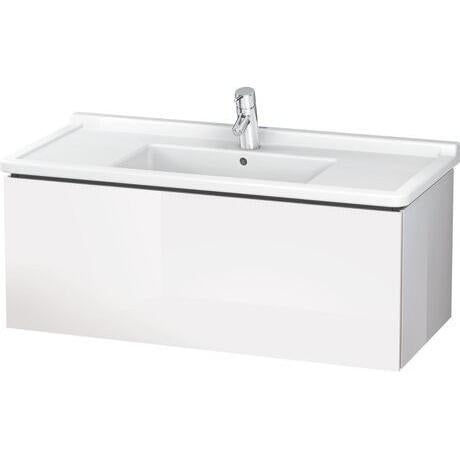 Duravit L-Cube 40" x 16" x 18" White Wall-Mount Vanity Unit (LC616602222)