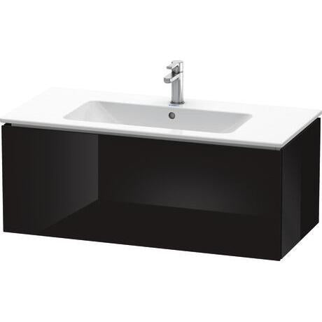 Duravit L-Cube 40" x 16" x 19" Black One Drawer Wall-Mount Vanity Unit (LC614204040)