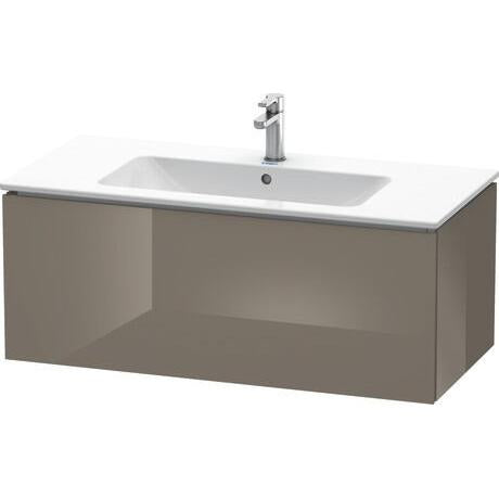 Duravit L-Cube 40" x 16" x 19" Flannel Gray One Drawer Wall-Mount Vanity Unit (LC614208989)