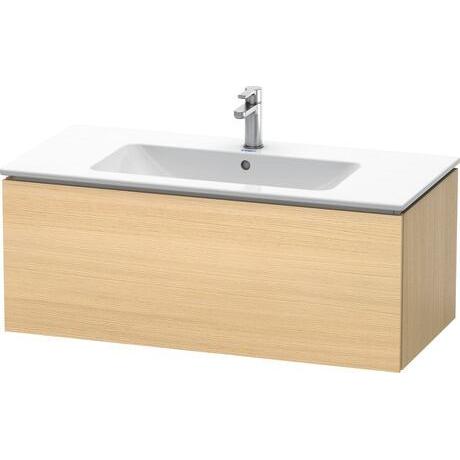 Duravit L-Cube 40" x 16" x 19" Mediterranean Oak One Drawer Wall-Mount Vanity Unit (LC614207171)