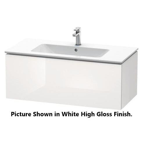 Duravit L-Cube 40" x 16" x 19" Stone Blue One Drawer Wall-Mount Vanity Unit (LC614204747)