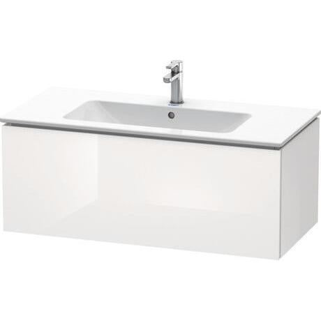 Duravit L-Cube 40" x 16" x 19" White One Drawer Wall-Mount Vanity Unit (LC614202222)