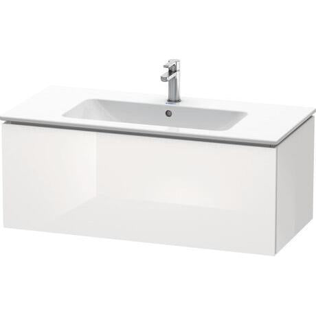 Duravit L-Cube 40" x 16" x 19" White One Drawer Wall-Mount Vanity Unit (LC614208585)