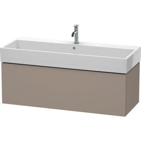 Duravit L-Cube 47" x 16" x 18" Basalt One Drawer Wall-Mount Vanity Unit (LC617904343)