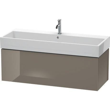 Duravit L-Cube 47" x 16" x 18" Flannel Gray One Drawer Wall-Mount Vanity Unit (LC617908989)
