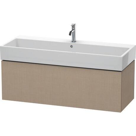 Duravit L-Cube 47" x 16" x 18" Linen One Drawer Wall-Mount Vanity Unit (LC617907575)