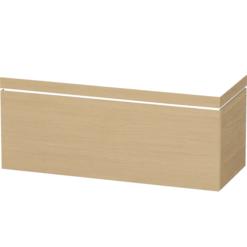Duravit L-Cube 47" x 20" x 19" Natural Oak One Drawer C-Bonded Wall-Mount Vanity Kit (LC6919N3030)