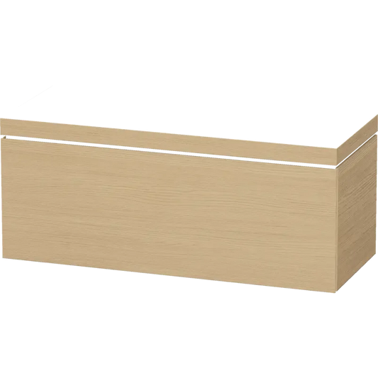 Duravit L-Cube 47" x 20" x 19" Natural Oak One Drawer C-Bonded Wall-Mount Vanity Kit (LC6919N3030)